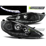 Koplampen met parkeerlicht geschikt voor Ford Fiesta MK7 08 08-09 12 zwart