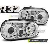 Koplampen geschikt voor VW Golf 4 09 97-09 03 R32 Look chroom