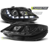 Koplampen met parkeerlicht geschikt voor Seat Ibiza 6J 06 08-12 zwart