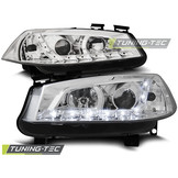 Koplampen met parkeerlicht geschikt voor Renault Megane II 11 02-12 05 chroom