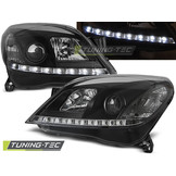 Koplampen met parkeerlicht geschikt voor Opel Astra H 03 04-09 zwart