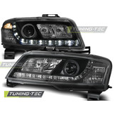 Koplampen met parkeerlicht geschikt voor Fiat Stilo 3D 10 01-08 zwart