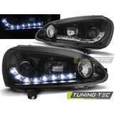 Koplampen met parkeerlicht geschikt voor VW Golf 5 zwart