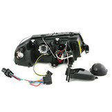 Koplampen dual halo rims geschikt voor VW Passat 3BG B5 FL 09-00-03-05 Angel Eyes zwart