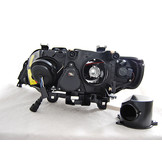 Koplampen xenon geschikt voor BMW X5 E53 09 99-10 03 LED Angel Eyes zwart