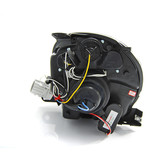 Koplampen met parkeerlicht geschikt voor Fiat 500 07-15 projector zwart LED