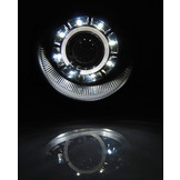 Koplampen met parkeerlicht geschikt voor VW Lupo 98-05 zwart