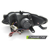 Koplampen met parkeerlicht geschikt voor Seat Ibiza 6J 06 08-12 met LED knipperlicht chroom