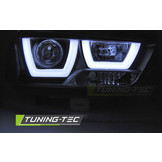 Koplampen met parkeerlicht geschikt voor Dodge Charger LX II 11-15 zwart