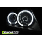 Koplampen geschikt voor Suzuki Swift 05 05-10 CCFL Angel Eyes zwart
