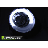 Koplampen met parkeerlicht geschikt voor BMW MINI (Cooper) 06-14 zwart