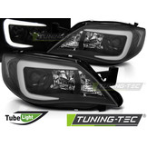 Koplampen met parkeerlicht geschikt voor Subaru Impreza III GH 07-12 Tube zwart