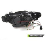 Koplampen dagrijlicht geschikt voor BMW F30/F31 10 11-05 15 Angel Eyes LED zwart DRL