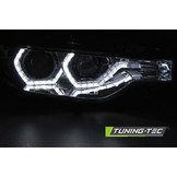 Koplampen dagrijlicht geschikt voor BMW F30/F31 10 11-05 15 Angel Eyes LED chroom DRL