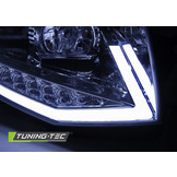 Koplampen dagrijlicht geschikt voor VW T6 15- chroom LED DRL