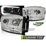 Koplampen met parkeerlicht geschikt voor Dodge Ram 06-08 chroom