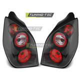 Achterlichten geschikt voor Citroën C2 11 03-10 zwart