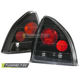 Achterlichten geschikt voor Honda Prelude 02 92-01 97 zwart