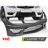 Tuning bumper geschikt voor Mercedes W204 11-14 C63 stijl PDC