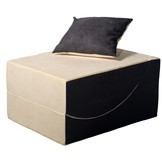 Relax sofa opvouwbaar beige & grijs