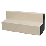 Kindersofa meubel schuim beige & grijs