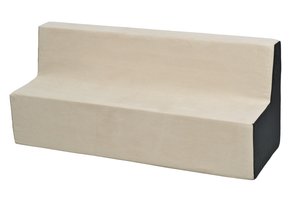 Kindersofa meubel schuim beige & grijs