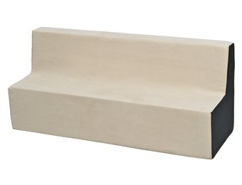 Kindersofa meubel schuim beige & grijs