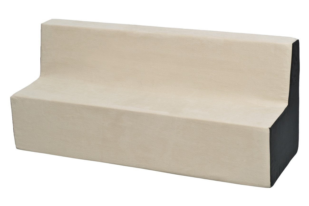 Kindersofa meubel schuim beige & grijs