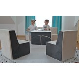 Peuter meubelset schuim uitgebreid beige & grijs