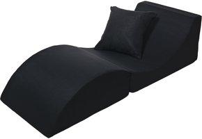 Relax sofa opvouwbaar zwart