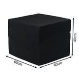 Sex sofa opvouwbaar zwart