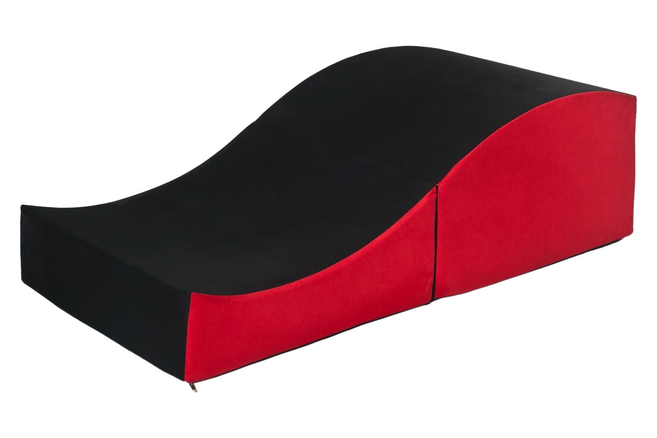 Sex sofa opvouwbaar zwart & rood