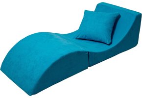 Relax sofa opvouwbaar blauw