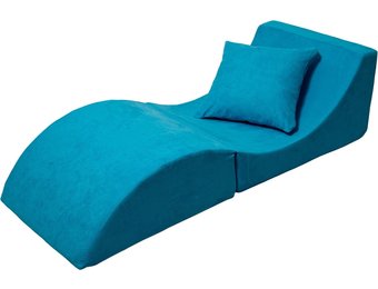 Relax sofa opvouwbaar blauw