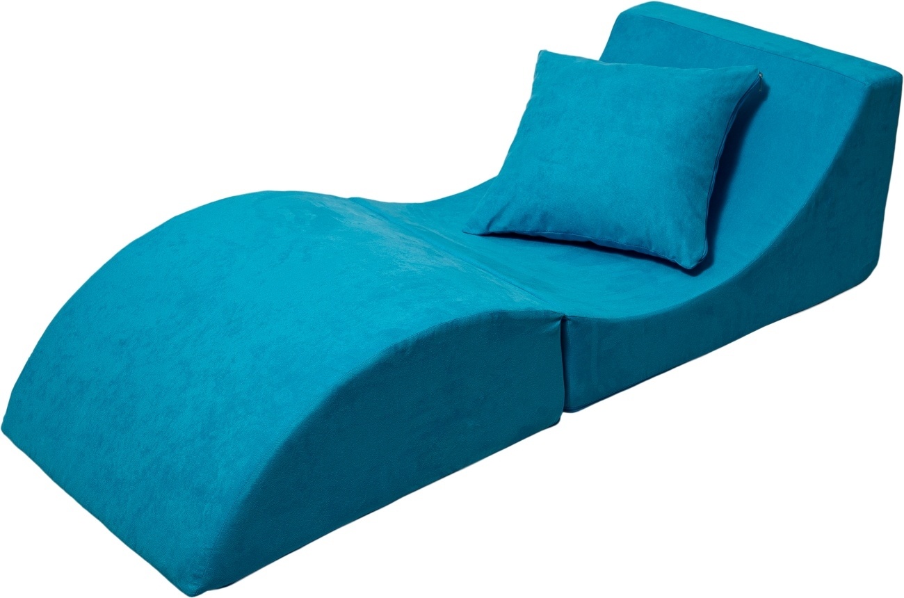 Relax sofa opvouwbaar blauw