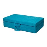 Opvouwbaar matras logeermatras 200x120x10 cm blauw