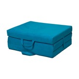 Opvouwbaar matras logeermatras 200x80x10 cm blauw