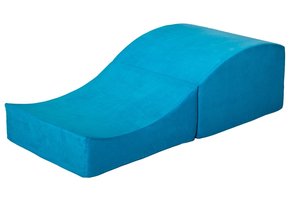Sex sofa opvouwbaar blauw