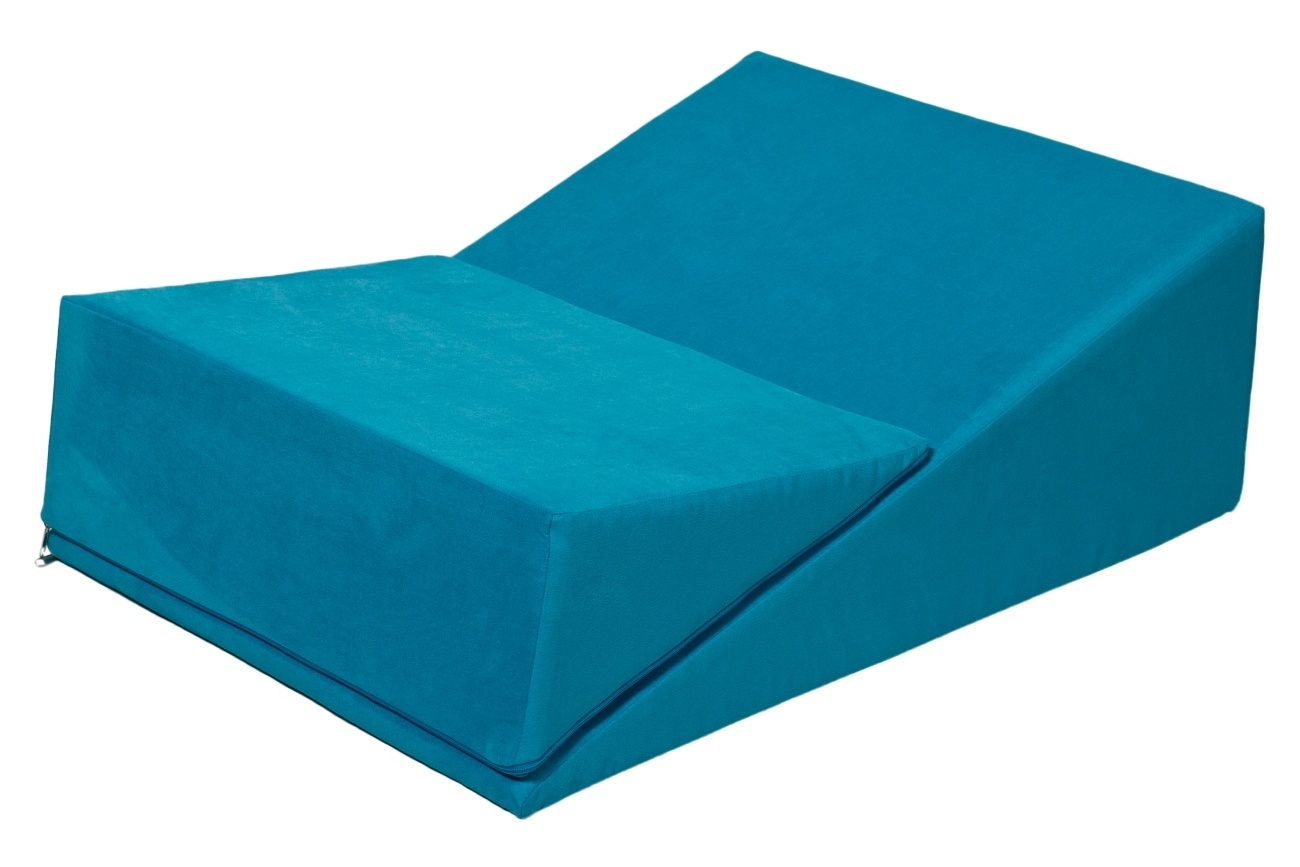Sex sofa opvouwbaar driehoek blauw