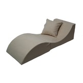 Relax sofa opvouwbaar gebroken wit