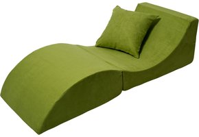 Relax sofa opvouwbaar groen