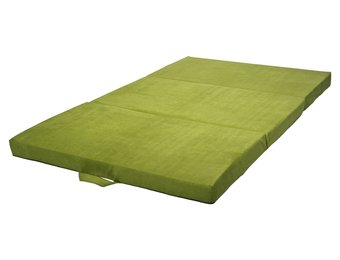 Opvouwbaar matras logeermatras 200x120x10 cm groen