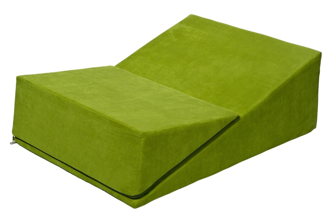 Sex sofa opvouwbaar driehoek groen