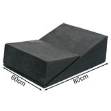 Sex sofa opvouwbaar driehoek grijs