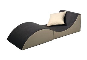 Relax sofa opvouwbaar grijs & beige