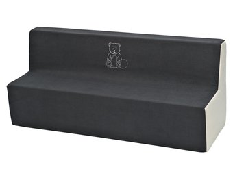 Kindersofa schuim grijs & beige
