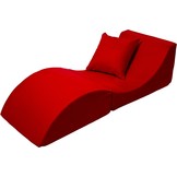 Relax sofa opvouwbaar rood