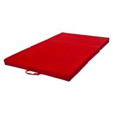 Opvouwbaar matras logeermatras 200x120x10 cm rood