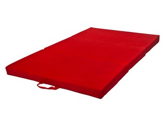 Opvouwbaar matras logeermatras 200x120x10 cm rood