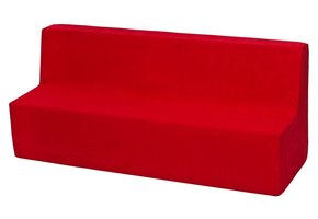 Kindersofa meubel schuim rood